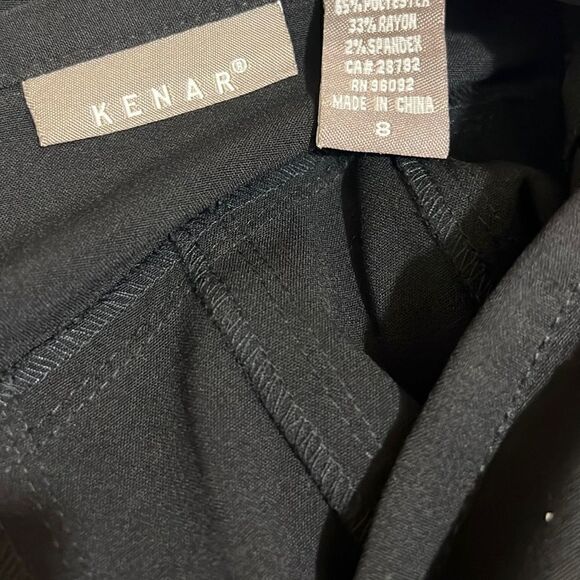 Kenar skirt solid black full midi Sz 8 - Picture 2 of 4